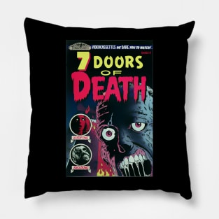 7 Doors of Death VHS box cover v1 Pillow