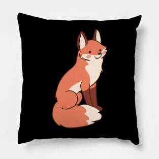 Cute little fox illustration Pillow