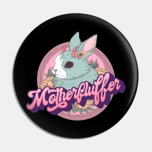 Mother fluffer bunny Pin