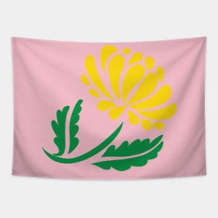 Alternate November Chrysanthemum symbol Tapestry