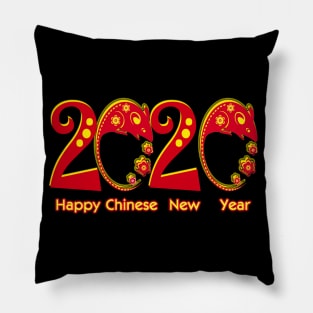 Year Of The Rat Happy Chinese New Year 2020 Pillow