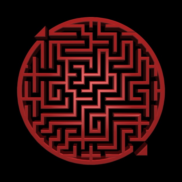 3D Circular Maze by theladylabyrinthe