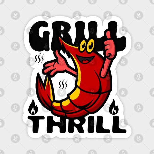 Grill Thrill Magnet by NomiCrafts