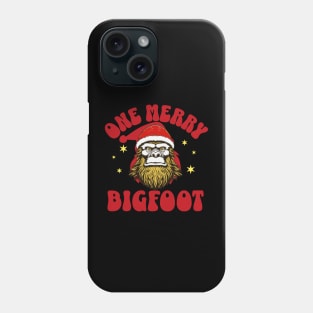One Merry Bigfoot Santa Squatch Phone Case