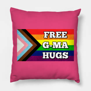 G-ma Hugs Pride Flag Pillow