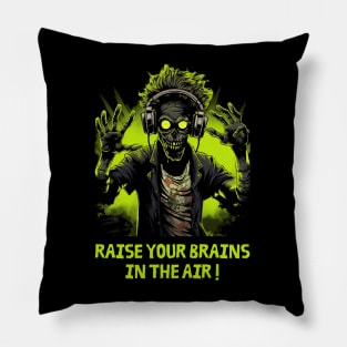 Zombie DJ Pillow