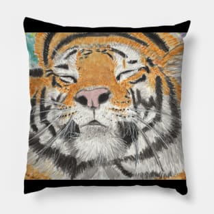 Tiger  cat face Pillow
