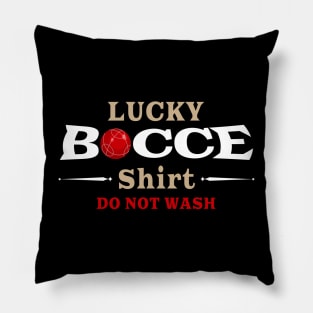 Vintage Lucky Bocce Pillow