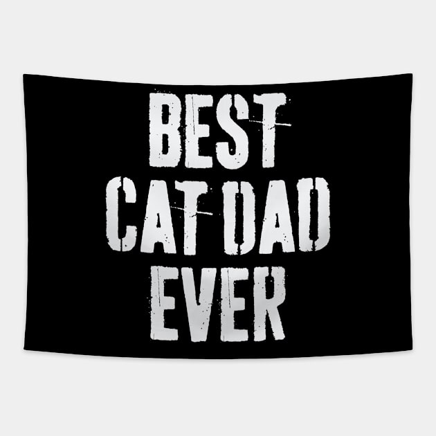 Cat Dad Daddy Father Father's Day Tapestry by CreativeGiftShop