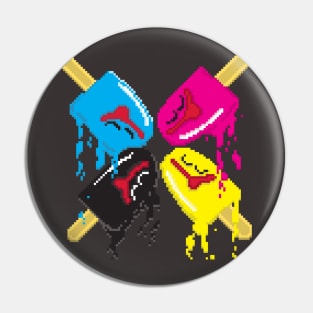 CMYK Ice Cream Pin