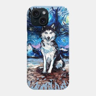 Husky Night (splash version) Phone Case