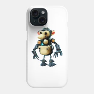 Funny robot animals Phone Case