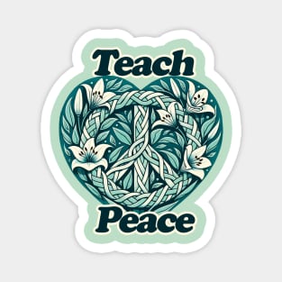 Teach Peace Magnet