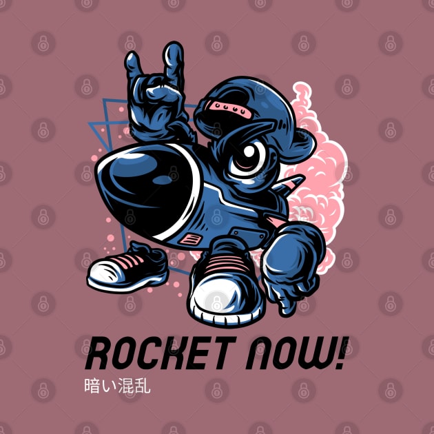 Rocket Cartoon Character, Urban Style by OFM