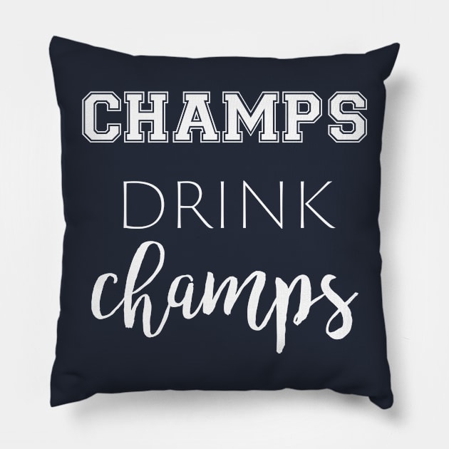 Champs Drink Champs Pillow by Parkeit