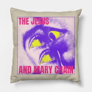 vintage the jesus and mary chain Pillow