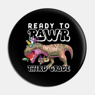 Ready to rawr third grade Pin