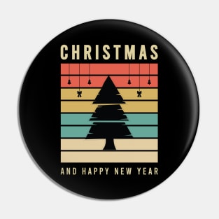 Happy Christmas Pin