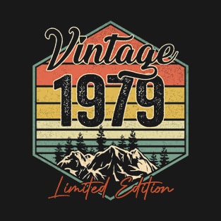 43 Year Old 43  Birthday Gifts Vintage 1979 Limited Edition T-Shirt