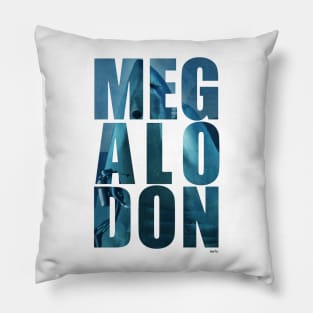 Prehistoric Megalodon Pillow