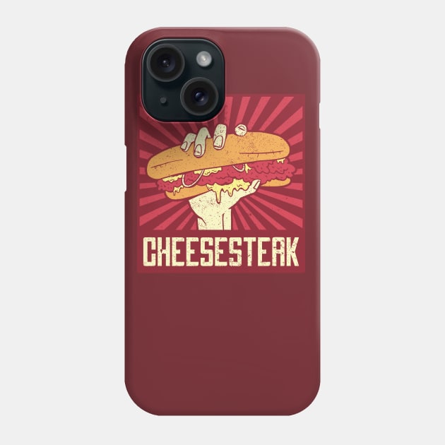 Rising CheeseSteak Sandwich Phone Case by Noveldesigns