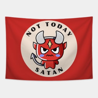 Not Today Satan Tapestry