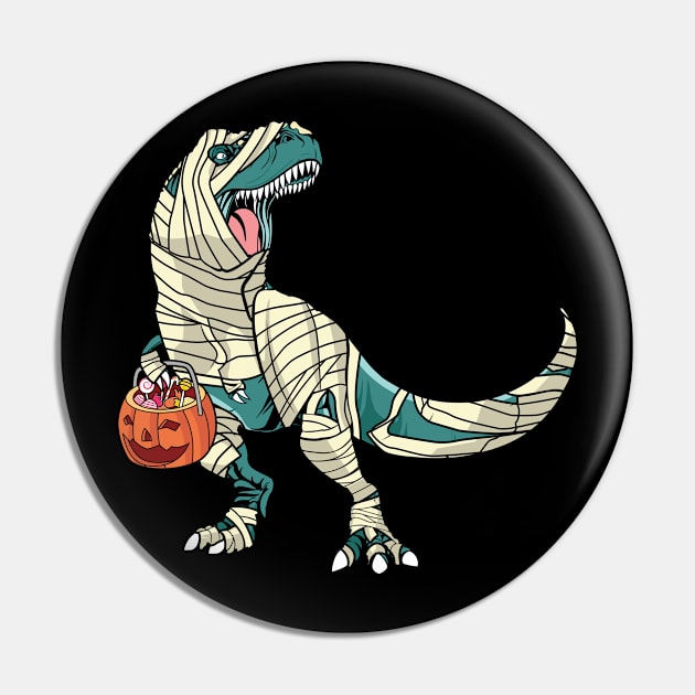 Trex Halloween Pin by MZeeDesigns