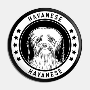 Havanese Fan Gift Pin