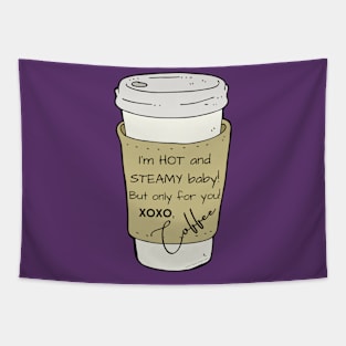 Hot and Steamy Coffee Tapestry