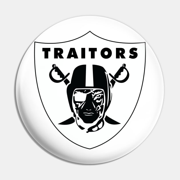 Oakland Traitors Reversed Pin by mikelcal