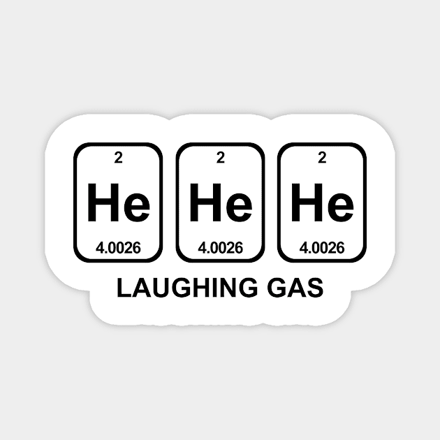 Laughing Gas Magnet by SillyShirts