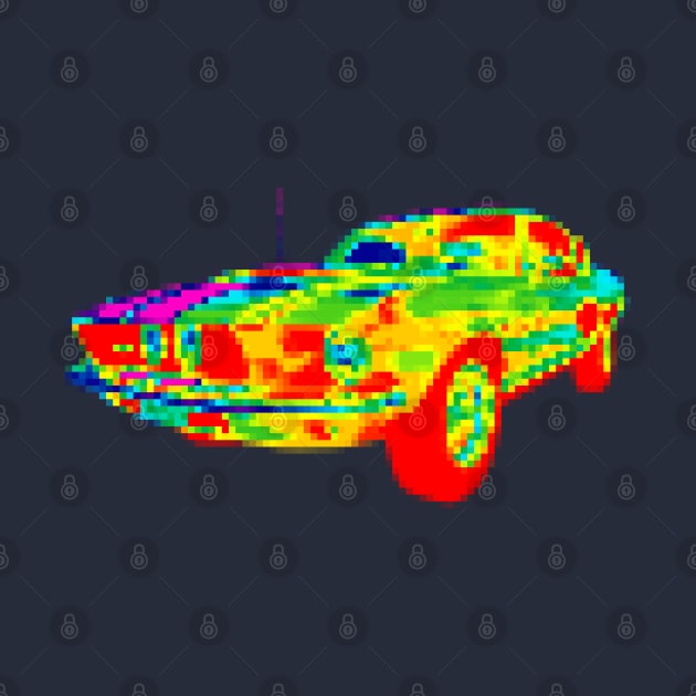 Mustang Pixelized Thermo Look by CharlieCreator