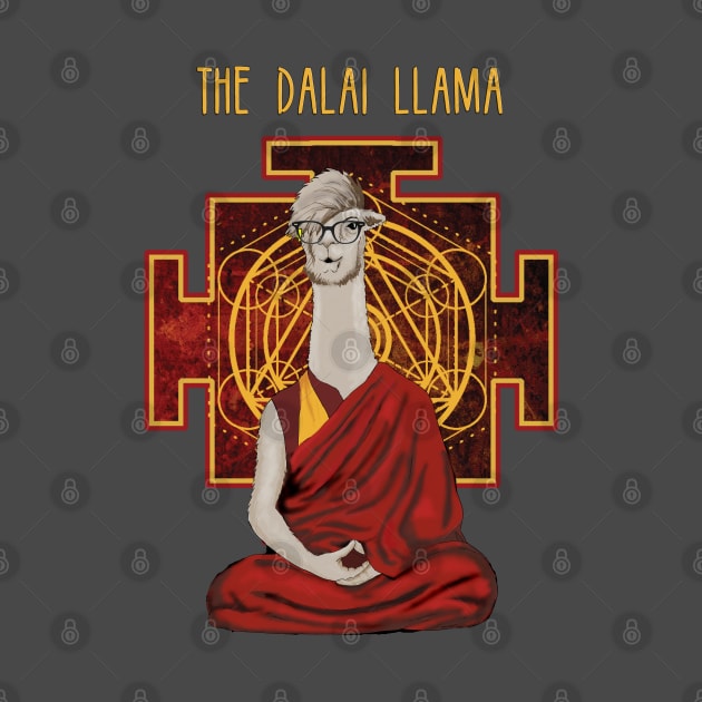 The Dalai Llama by SteelWoolBunny