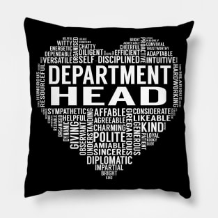 Department Head Heart Pillow