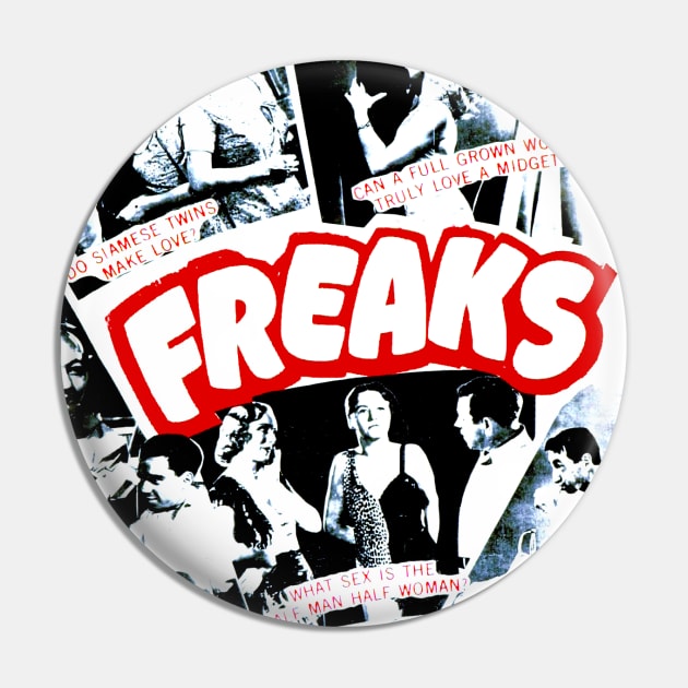 Freaks by Tod Browning Pin by Scum & Villainy