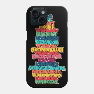 Rap Legends. Funky Design. Hip hop Allstars 90´s. Phone Case