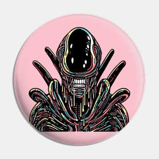 Xenomorph Potrait Pin