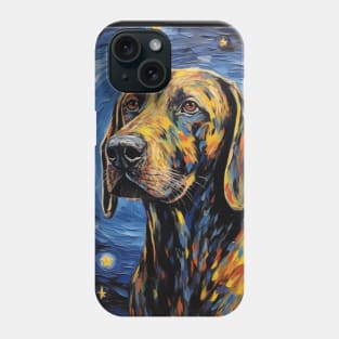 Plott hound Painted Portrait Phone Case