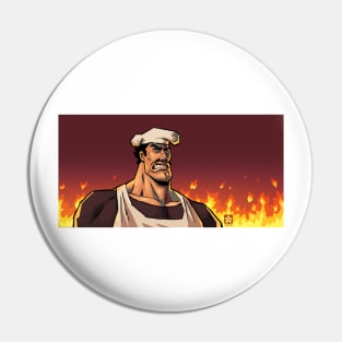 Manly Italian Chef Pin