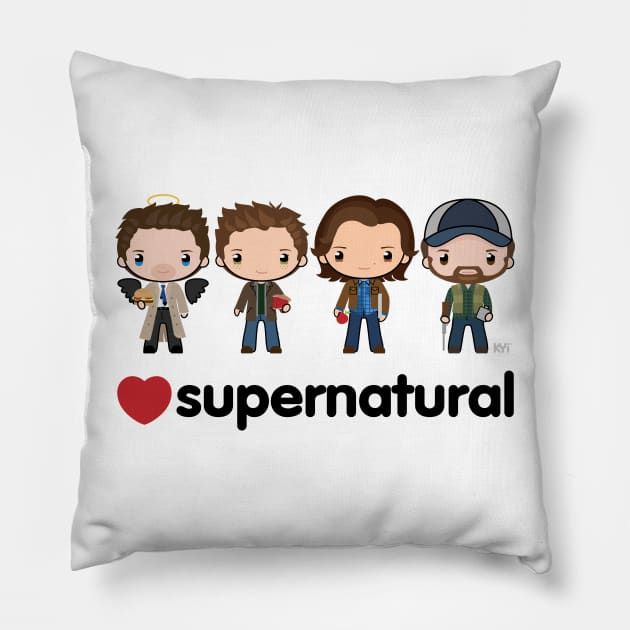 Love Supernatural 2 Pillow by KYi