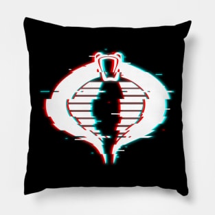 GLITCHY COBRA Pillow