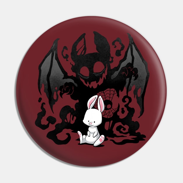 Beast Bunny Pin by Dooomcat