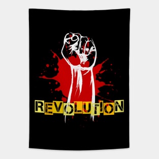 Revolution Raised Fist Tapestry