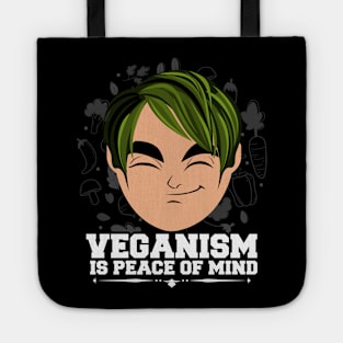 Veganism Is Peace Of Mind Vegan Gift Tote