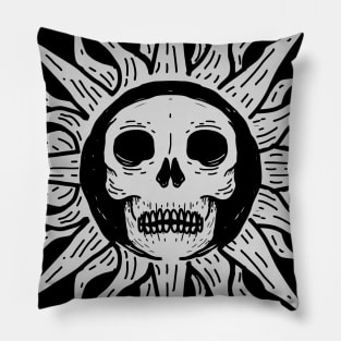 Sunny Skull III Pillow