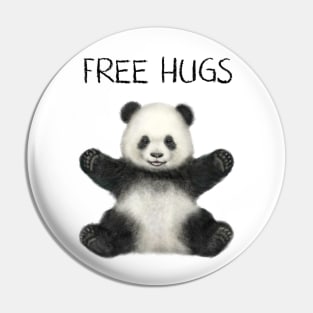 Free hugs Pin