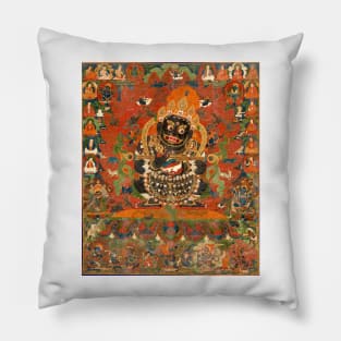 Mahakala Protector of the tent Pillow