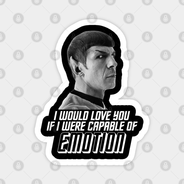 STAR TREK - love and emotion 2.0 Magnet by ROBZILLA