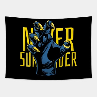 Never Surrender Tapestry
