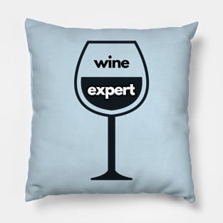 Wine expert- a design for wine lovers Pillow